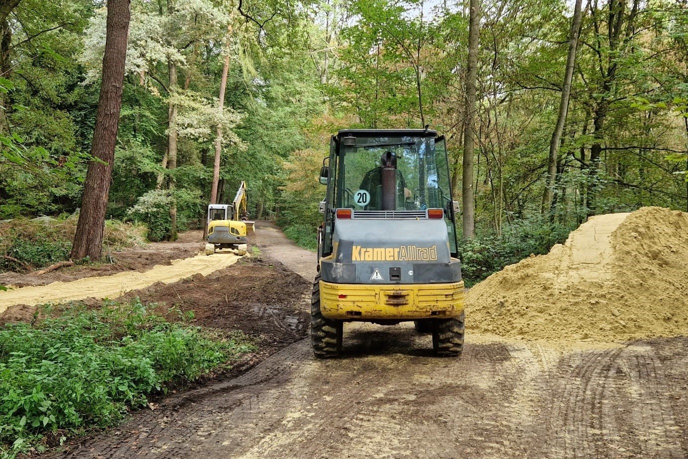 Reitwegsanierung Bergisch Gladbach Diepeschrather Forst 