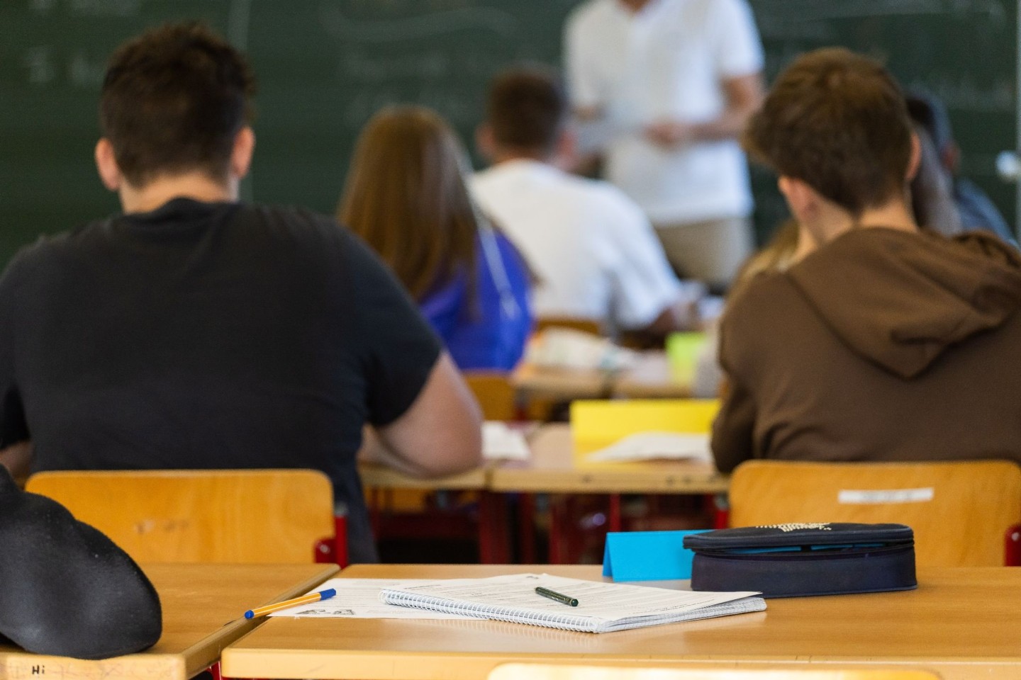 Klassenzimmer in Baden-Württemberg.