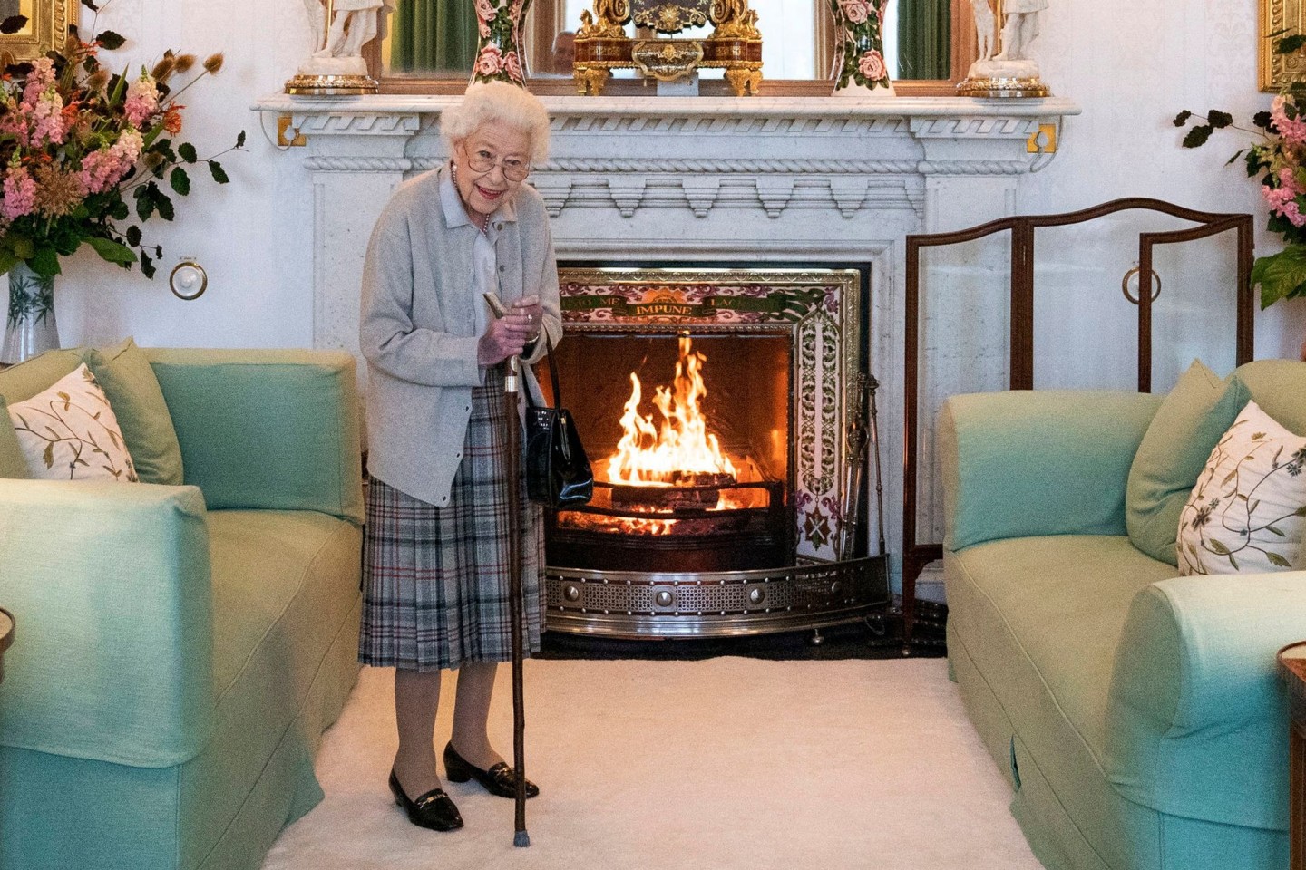 Königin Elizabeth II. auf Schloss Balmoral.