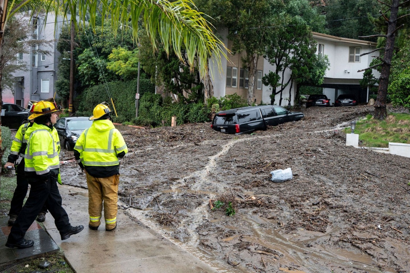 Normalerweise scheint hier an mehr als 260 Tagen im Jahr die Sonne. Nun regnet es in Los Angeles so stark wie seit vielen Jahren nicht mehr.