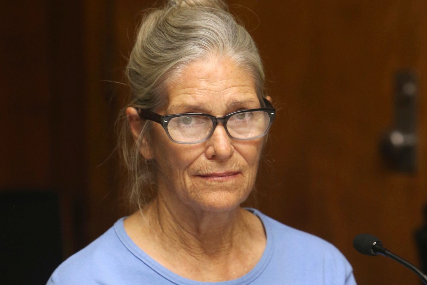 Leslie Van Houten bei einer Bewährungsanhörung in der California Institution for Women. (Archivbild)