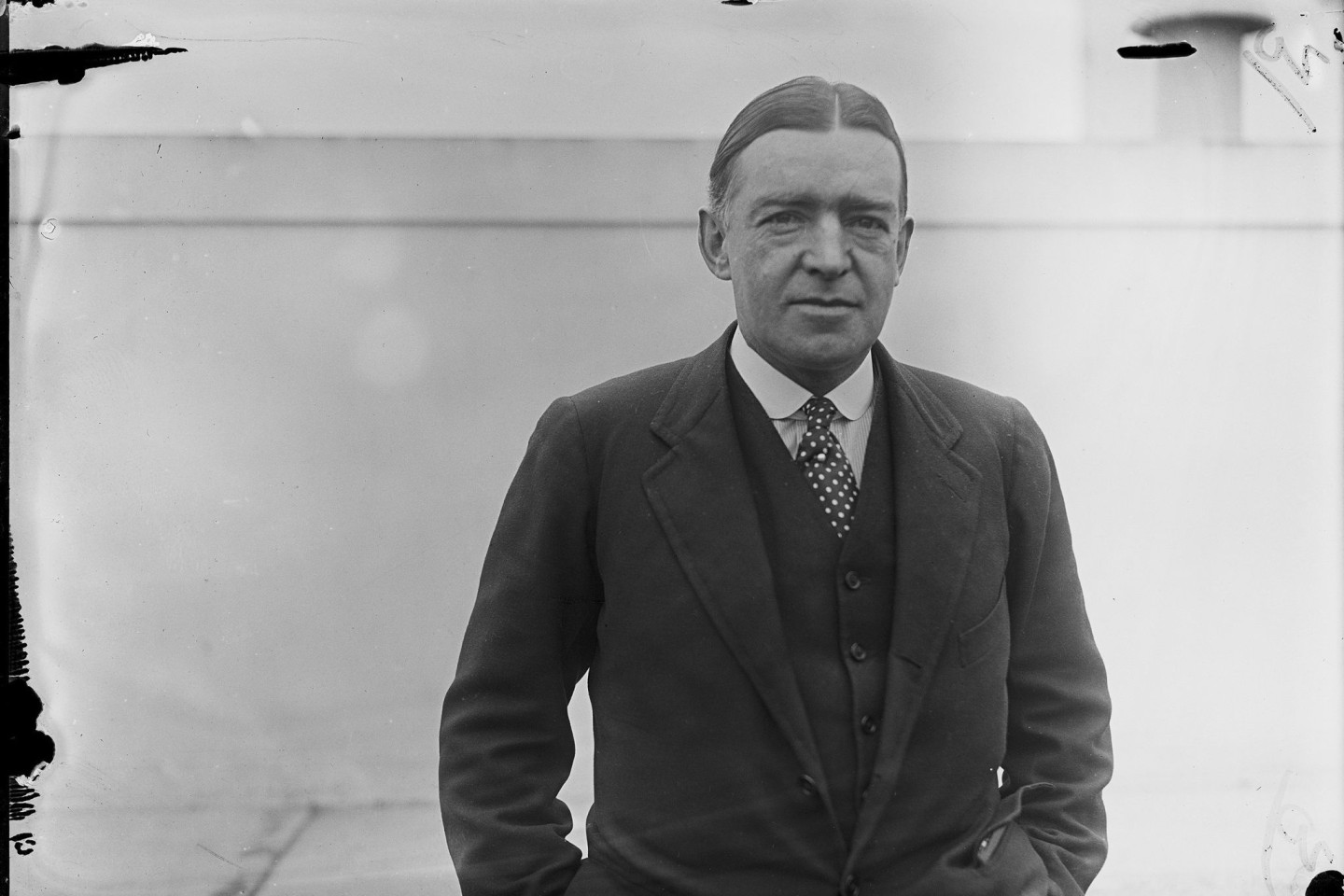 Sir Ernest Shackleton im Januar 1921.