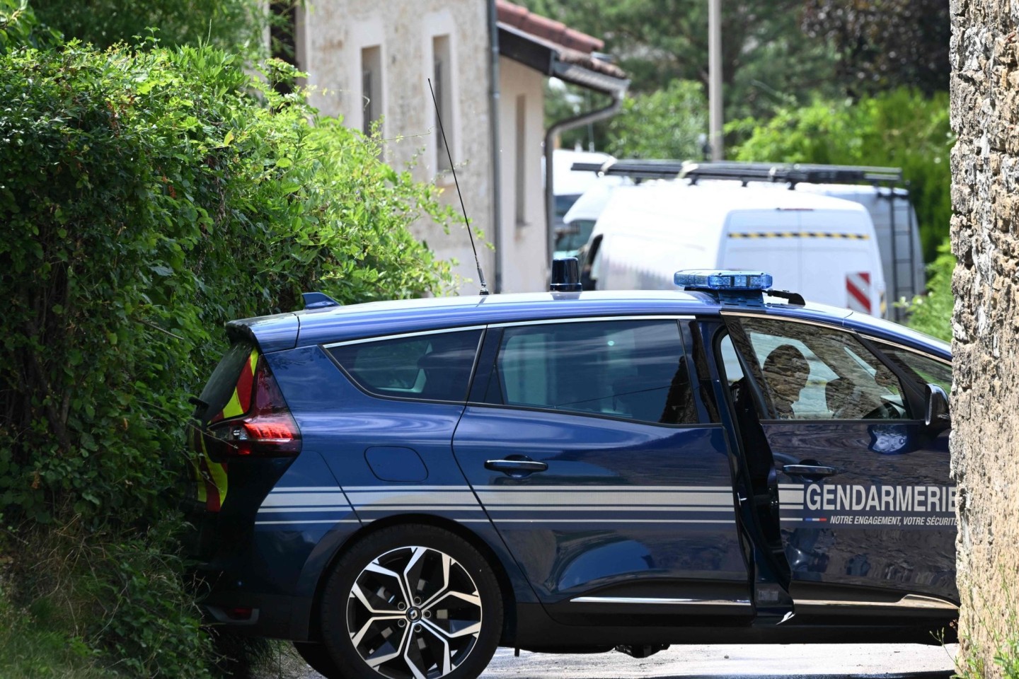 Ein Fahrzeug der Gendarmerie in Frankreich (Symbolbild).