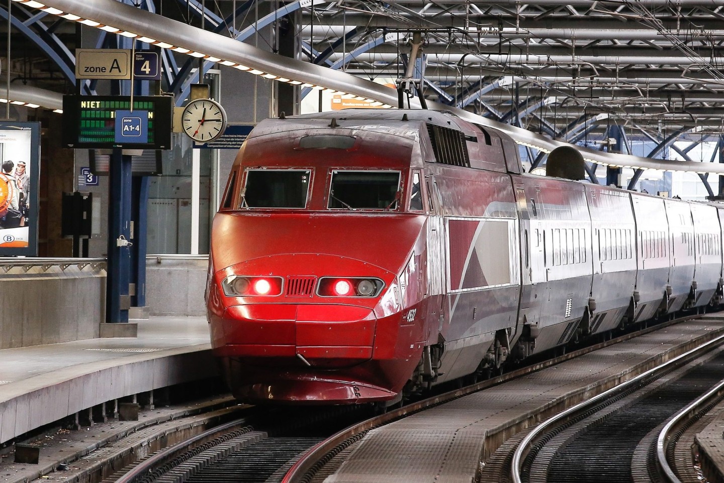 Ein Thalys-Hochgeschwindigkeitszug in Brüssel (Archivbild).