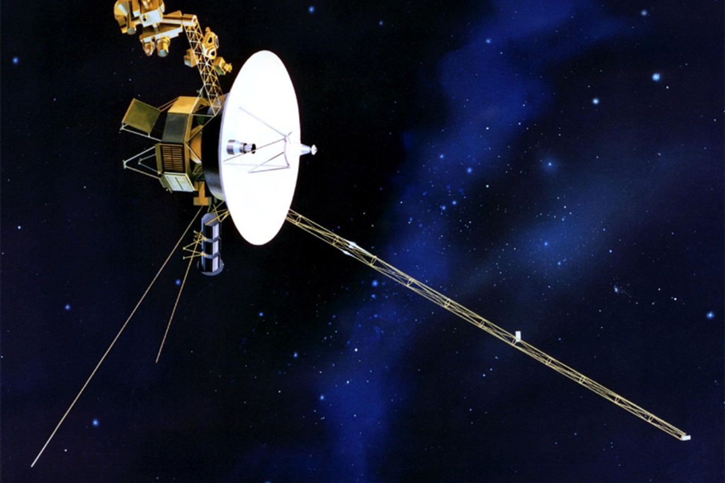 Illustration zur amerikanischen Raumsonde «Voyager 1».