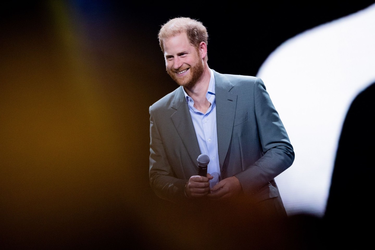 Prinz Harry während der Eröffnung der 6. Invictus Games in der Merkur Spiel-Arena.