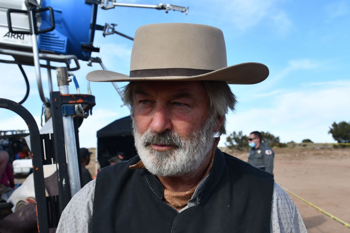 Alec Baldwin in seinem Kostüm am Set von «Rust».