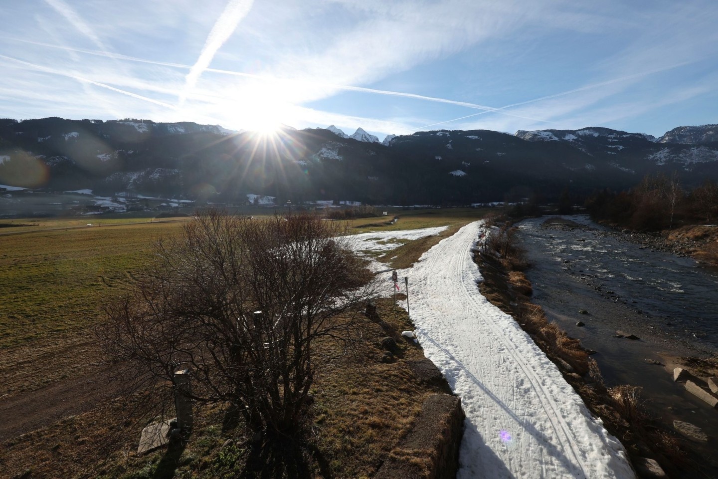 In den italienischen Alpen fällt immer weniger Schnee.