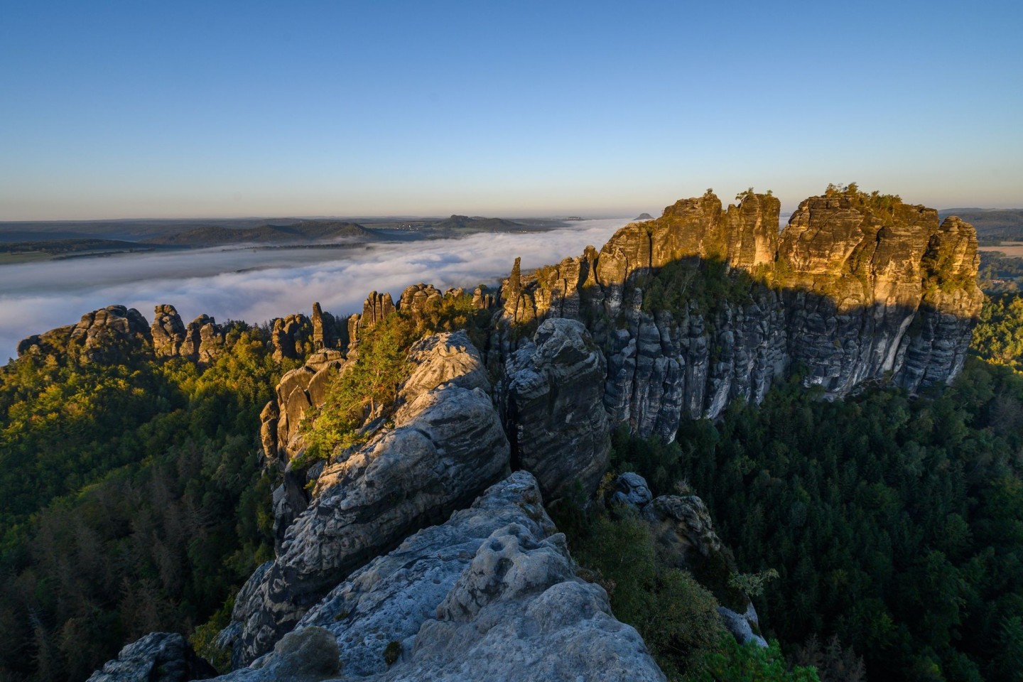 Felsen in der Sächsischen Schweiz.