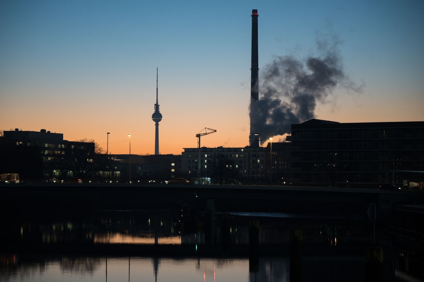 Kalt und klar ist es in Berlin.